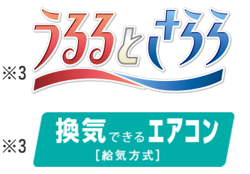 うるるとさらら/換気できるエアコン